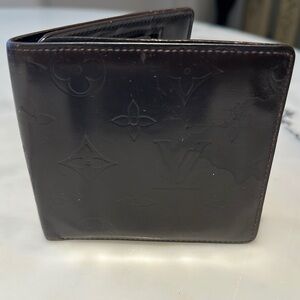 Louis Vuitton brown Leather Vernis Wallet